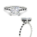 Thumbnail 57 - cathedral-hidden-halo-princess-cut-black-diamond-ring-in-white-gold-FD9788PRRGBLACK-NL-WG