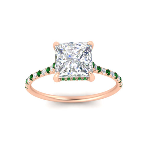 cathedral-hidden-halo-princess-cut-emerald-ring-in-rose-gold-FD9788PRRGEMGR-NL-RG