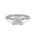 Thumbnail 46 - cathedral-hidden-halo-princess-cut-emerald-ring-in-white-gold-FD9788PRRGEMGR-NL-WG