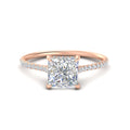 Thumbnail 1 - cathedral-hidden-halo-princess-cut-natural-diamond-ring-in-rose-gold-FD9788PRR-NL-RG