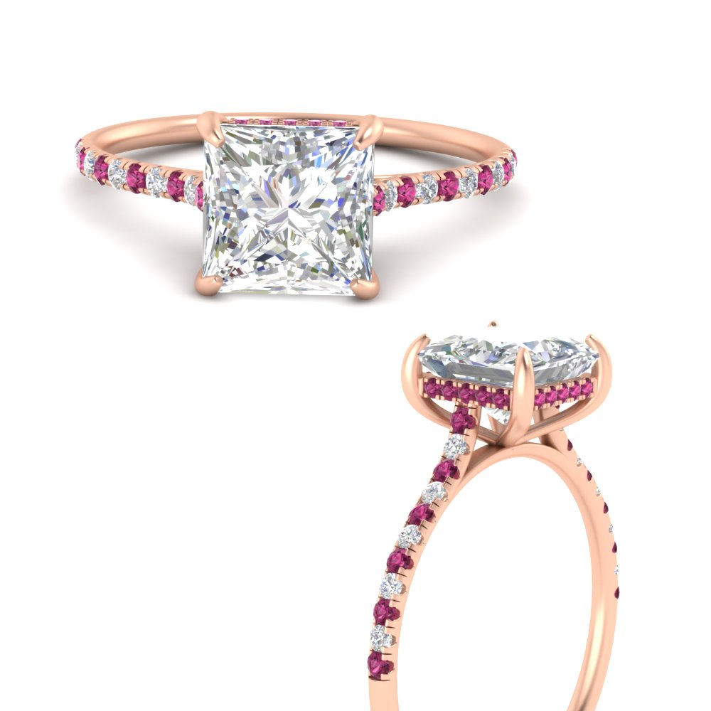 cathedral-hidden-halo-princess-cut-pink-sapphire-ring-in-rose-gold-FD9788PRRGSADRPI-NL-RG