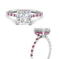 Thumbnail 42 - cathedral-hidden-halo-princess-cut-pink-sapphire-ring-in-white-gold-FD9788PRRGSADRPI-NL-WG