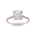 Thumbnail 43 - cathedral-hidden-halo-princess-cut-pink-sapphire-ring-in-white-gold-FD9788PRRGSADRPI-NL-WG