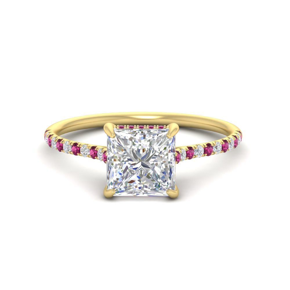 cathedral-hidden-halo-princess-cut-pink-sapphire-ring-in-yellow-gold-FD9788PRRGSADRPI-NL-YG
