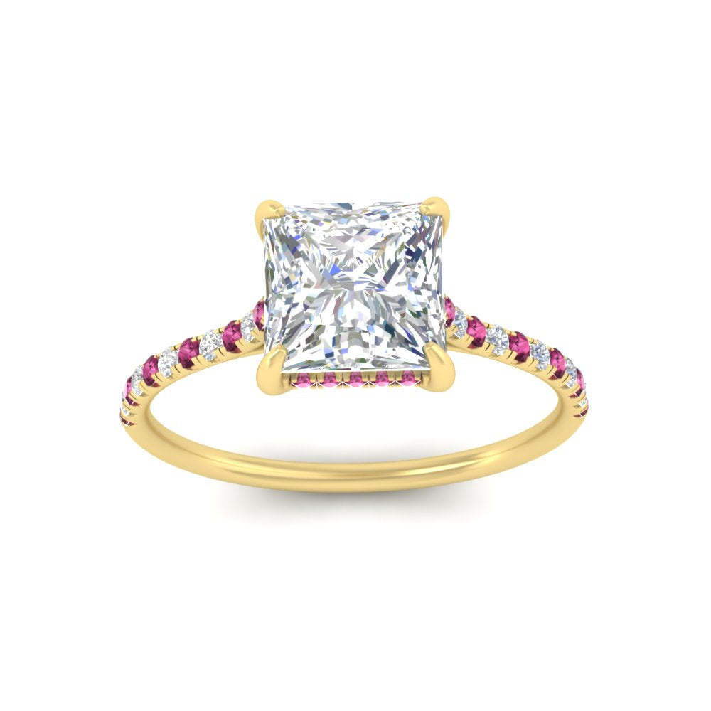 cathedral-hidden-halo-princess-cut-pink-sapphire-ring-in-yellow-gold-FD9788PRRGSADRPI-NL-YG