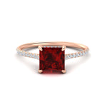 Load image into Gallery viewer, cathedral-hidden-halo-princess-cut-ruby-and-diamond-ring-in-rose-gold-FD9788PRRGRUDR-NL-RG.jpg
