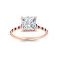 Thumbnail 23 - cathedral-hidden-halo-princess-cut-ruby-ring-in-rose-gold-FD9788PRRGRUDR-NL-RG