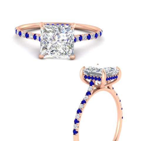 cathedral-hidden-halo-princess-cut-sapphire-ring-in-rose-gold-FD9788PRRGSABL-NL-RG