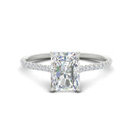 Load image into Gallery viewer, cathedral-hidden-halo-radiant-cut-diamond-ring-in-white-gold-FD9788RAR-NL-WG
