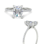 Load image into Gallery viewer, cathedral-hidden-halo-radiant-cut-diamond-ring-in-white-gold-FD9788RAR-NL-WG

