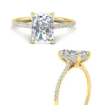 Load image into Gallery viewer, cathedral-hidden-halo-radiant-cut-diamond-ring-in-yellow-gold-FD9788RAR-NL-YG
