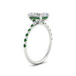 Load image into Gallery viewer, cathedral-hidden-halo-radiant-cut-emerald-ring-in-white-gold-FD9788RARGEMGR-NL-WG

