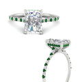 Thumbnail 47 - cathedral-hidden-halo-radiant-cut-emerald-ring-in-white-gold-FD9788RARGEMGR-NL-WG