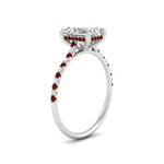 Load image into Gallery viewer, cathedral-hidden-halo-radiant-cut-ruby-ring-in-white-gold-FD9788RARGRUDR-NL-WG
