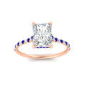 Thumbnail 13 - cathedral-hidden-halo-radiant-cut-sapphire-ring-in-rose-gold-FD9788RARGSABL-NL-RG