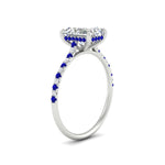 Load image into Gallery viewer, cathedral-hidden-halo-radiant-cut-sapphire-ring-in-white-gold-FD9788RARGSABL-NL-WG
