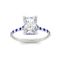 Thumbnail 43 - cathedral-hidden-halo-radiant-cut-sapphire-ring-in-white-gold-FD9788RARGSABL-NL-WG