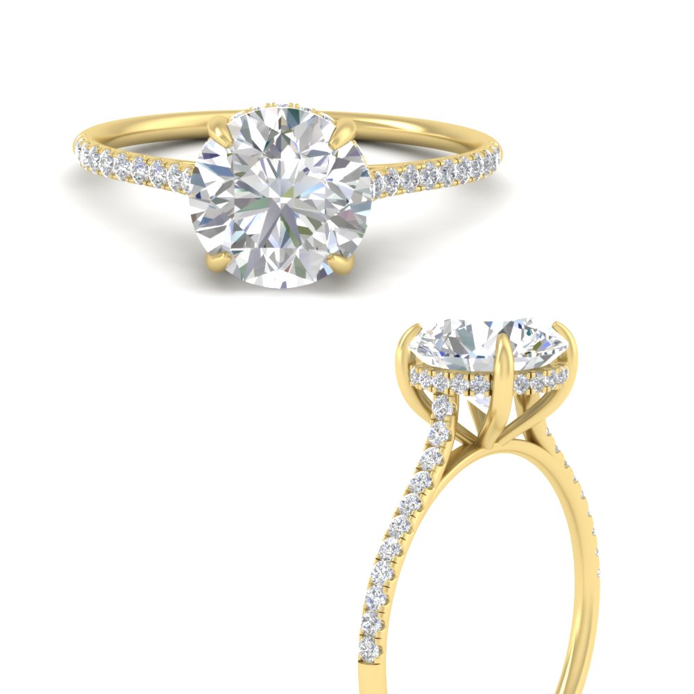 cathedral-hidden-halo-round-cut-diamond-ring-in-yellow-gold-FD9788ROR-NL-YG