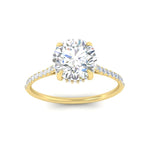 Load image into Gallery viewer, cathedral-hidden-halo-round-cut-diamond-ring-in-yellow-gold-FD9788ROR-NL-YG
