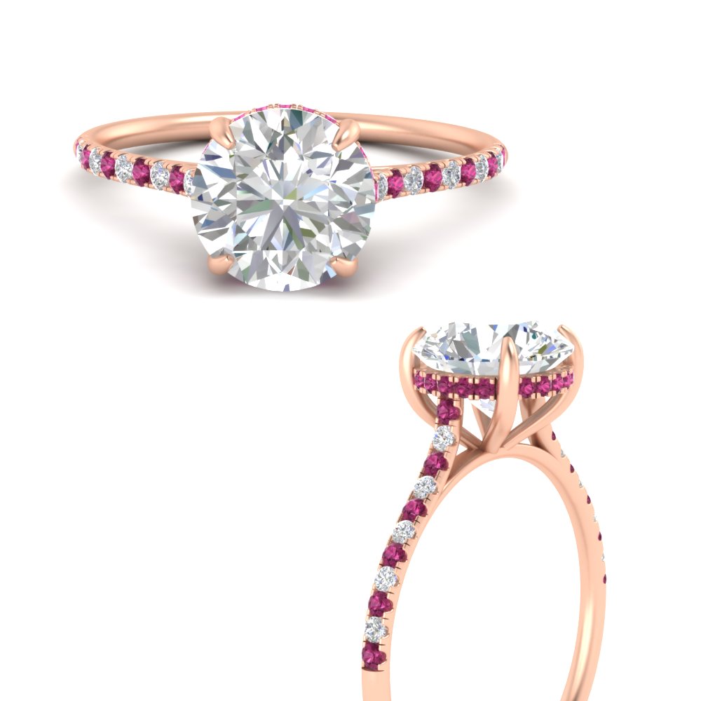 cathedral-hidden-halo-round-cut-pink-sapphire-ring-in-rose-gold-FD9788RORGSADRPI-NL-RG