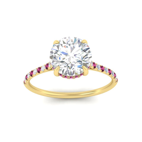 cathedral-hidden-halo-round-cut-pink-sapphire-ring-in-yellow-gold-FD9788RORGSADRPI-NL-YG