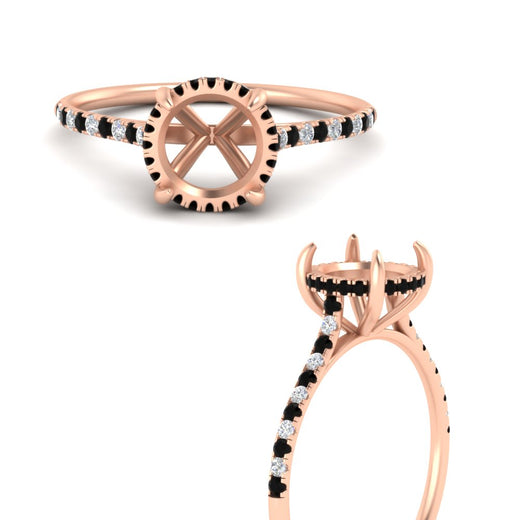cathedral-hidden-halo-semi-mount-black-diamond-ring-in-rose-gold-FD9788SMRGBLACK-NL-RG