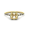 Load image into Gallery viewer, cathedral-hidden-halo-semi-mount-black-diamond-ring-in-yellow-gold-FD9788SMRGBLACK-NL-YG