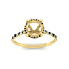 Load image into Gallery viewer, cathedral-hidden-halo-semi-mount-black-diamond-ring-in-yellow-gold-FD9788SMRGBLACK-NL-YG