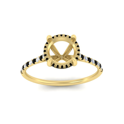 cathedral-hidden-halo-semi-mount-black-diamond-ring-in-yellow-gold-FD9788SMRGBLACK-NL-YG