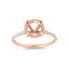 Load image into Gallery viewer, cathedral-hidden-halo-semi-mount-diamond-ring-in-rose-gold-FD9788SMR-NL-RG