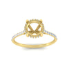 Load image into Gallery viewer, cathedral-hidden-halo-semi-mount-diamond-ring-in-yellow-gold-FD9788SMR-NL-YG