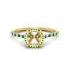 Load image into Gallery viewer, cathedral-hidden-halo-semi-mount-emerald-ring-in-yellow-gold-FD9788SMRGEMGR-NL-YG