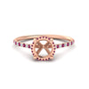 Load image into Gallery viewer, cathedral-hidden-halo-semi-mount-pink-sapphire-ring-in-rose-gold-FD9788SMRGSADRPI-NL-RG
