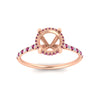 Load image into Gallery viewer, cathedral-hidden-halo-semi-mount-pink-sapphire-ring-in-rose-gold-FD9788SMRGSADRPI-NL-RG
