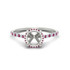 Load image into Gallery viewer, cathedral-hidden-halo-semi-mount-pink-sapphire-ring-in-white-gold-FD9788SMRGSADRPI-NL-WG