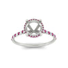 Load image into Gallery viewer, cathedral-hidden-halo-semi-mount-pink-sapphire-ring-in-white-gold-FD9788SMRGSADRPI-NL-WG