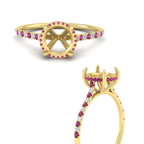 cathedral-hidden-halo-semi-mount-pink-sapphire-ring-in-yellow-gold-FD9788SMRGSADRPI-NL-YG