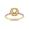 Load image into Gallery viewer, cathedral-hidden-halo-semi-mount-pink-sapphire-ring-in-yellow-gold-FD9788SMRGSADRPI-NL-YG