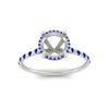 Load image into Gallery viewer, cathedral-hidden-halo-semi-mount-sapphire-ring-in-white-gold-FD9788SMRGSABL-NL-WG