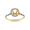 Load image into Gallery viewer, cathedral-hidden-halo-semi-mount-sapphire-ring-in-yellow-gold-FD9788SMRGSABL-NL-YG