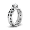 Load image into Gallery viewer, cathedral-multi-stack-black-diamond-band-ring-in-FD9275ROGBLACK-NL-WG