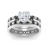 Load image into Gallery viewer, cathedral-multi-stack-black-diamond-band-ring-in-FD9275ROGBLACK-NL-WG