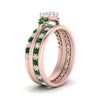 Load image into Gallery viewer, cathedral-multi-stack-emerald-band-ring-in-FD9275ROGEMGR-NL-RG