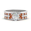 Load image into Gallery viewer, cathedral-multi-stack-orange-sapphire-band-ring-in-FD9275ROGSAOR-NL-WG