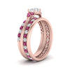 Load image into Gallery viewer, cathedral-multi-stack-pink-sapphire-band-ring-in-FD9275ROGSADRPI-NL-RG