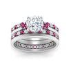 Load image into Gallery viewer, cathedral-multi-stack-pink-sapphire-band-ring-in-FD9275ROGSADRPI-NL-WG