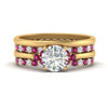 Load image into Gallery viewer, cathedral-multi-stack-pink-sapphire-band-ring-in-FD9275ROGSADRPI-NL-YG