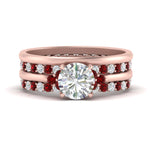 Load image into Gallery viewer, cathedral-multi-stack-ruby-band-ring-in-FD9275ROGRUDR-NL-RG
