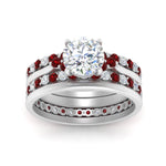 Load image into Gallery viewer, cathedral-multi-stack-ruby-band-ring-in-FD9275ROGRUDR-NL-WG
