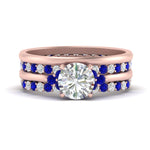Load image into Gallery viewer, cathedral-multi-stack-sapphire-band-ring-in-FD9275ROGSABL-NL-RG
